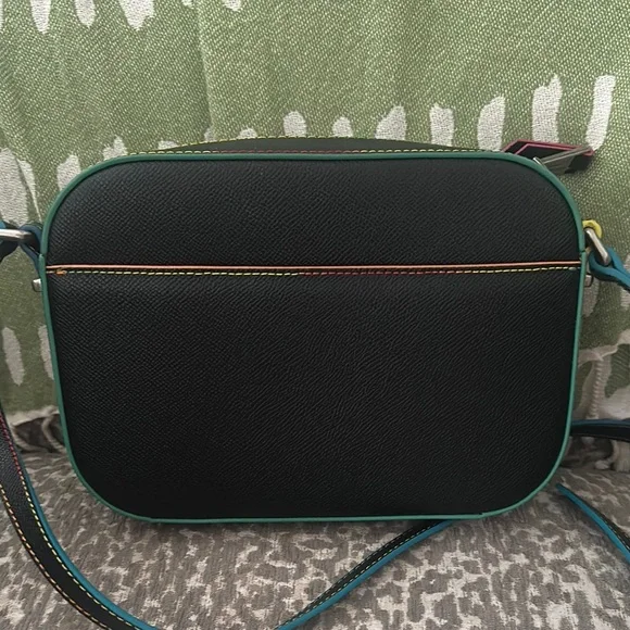 Kurt Geiger Black Leather Crossbody Bag with Adjustable Strap - Picture 6 of 7